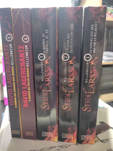 Millennium - Stieg Larsson - 5 livros - Capa Dura