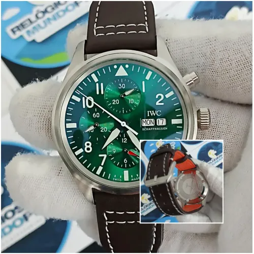 RELÓGIO IWC SCHAFFHAUSEN FUNDO VERDE