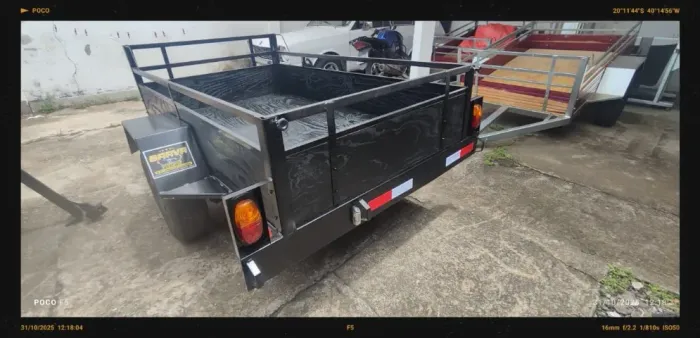 Reboque/carretinha 2,00 x 1,10 x 0,40