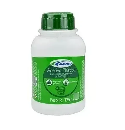 ADESIVO PLASTICO 175G COM PINCEL  AMANCO 