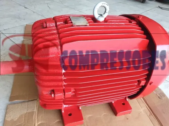 Motor elétrico 30cv trifásico 4 pólos seminovo blindado WEG  