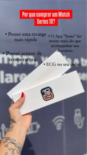 Apple Watch SE 2, Watch Series 10 e Ultra 40mm/44mm/46mm/49mm (Novos/Lacrados)