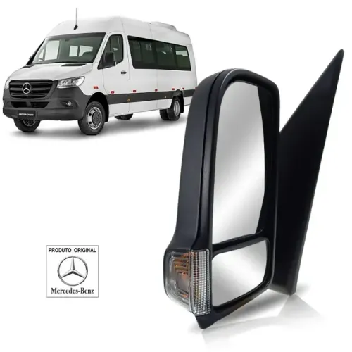 RETROVISOR LADO ESQUERDO ORIGINAL MERCEDES BENZ SPRINTER 2020 2021 2022 - A *19051