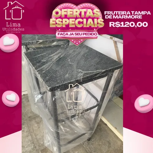 Fruteira de mármore maravilhosa 