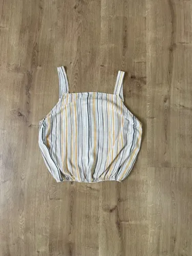 Cropped tam 36 com listras tons neutros Alk Casual 