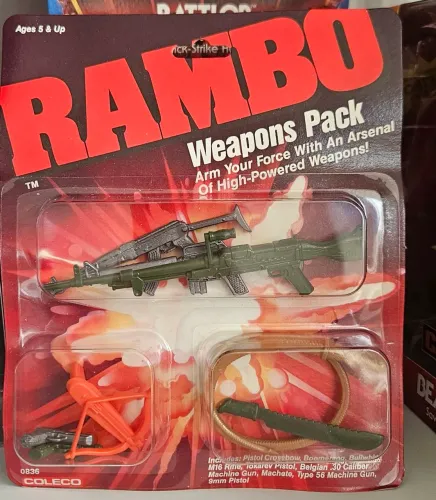 Pack Armas Rambo lacrado 