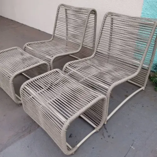 Conjunto em corda náutica 