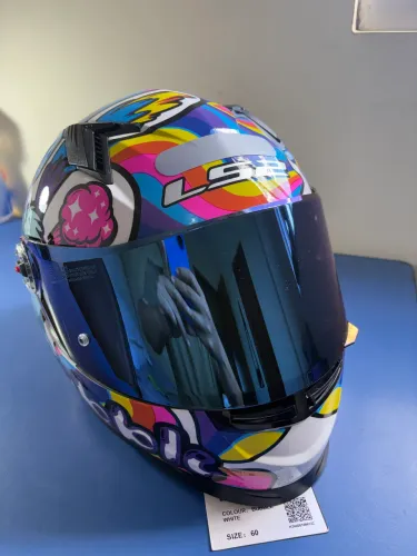 Capacete LS2 BUBBLE n60 novo