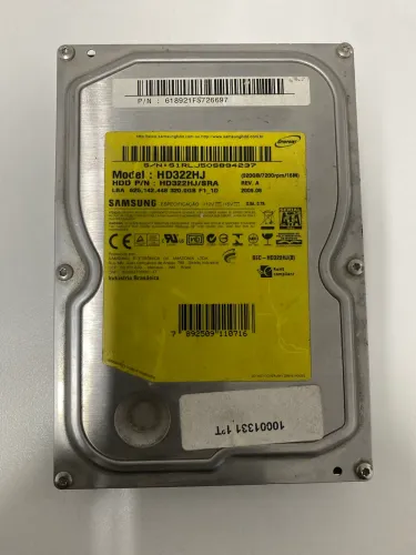 Hd 320 GB Samsung usado