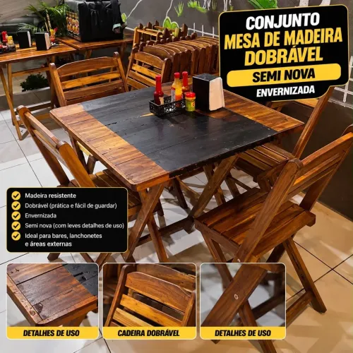 mesa dobrável