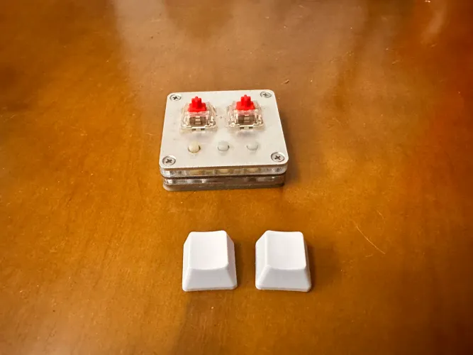 Teclado Mecânico de 2 teclas para jogar Osu!