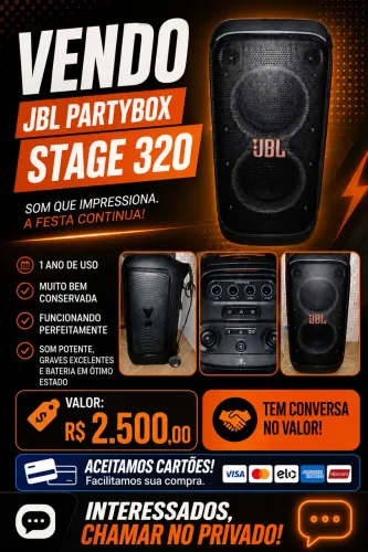 ? VENDO - JBL PartyBox Stage 320