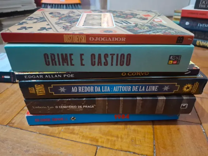 6 livros diversos