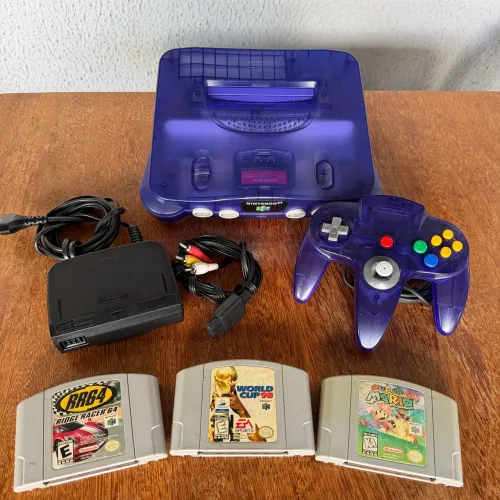 Nintendo 64 edição sabor Uva