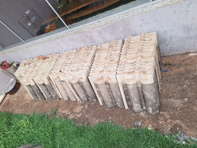 Telhas de cimento