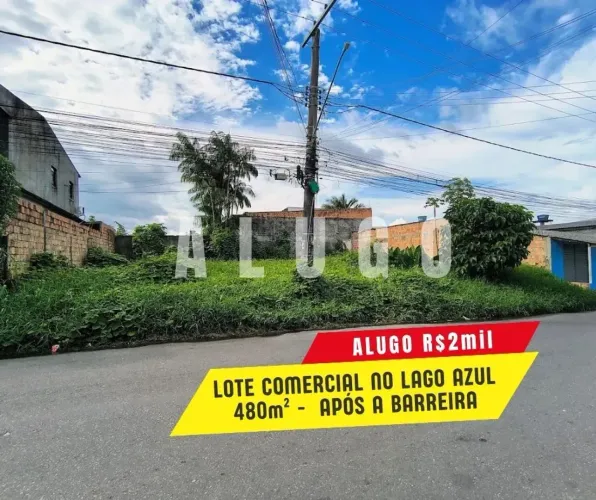 Lote Comercial no Lago Azul após a Barreira Policial - 480m² - Com Título Definitivo