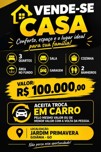 Casa a venda ou troca