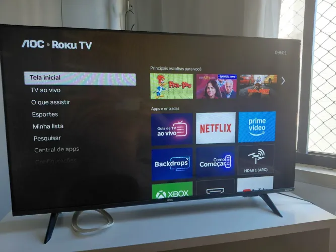 TV aoc smart led ful HD wifi