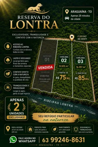 ? CHÁCARAS À VENDA EM ARAGUAÍNA - TO ?