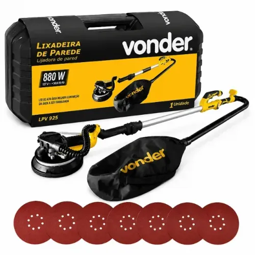Lixadeira Girafa Vonder Lpv925 220v C/maleta (caixa aberta só para teste)