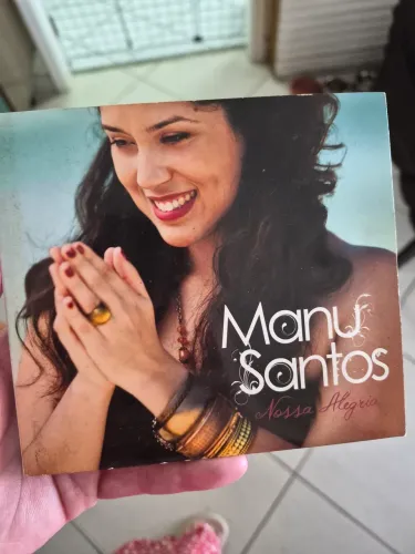 Cd Manu Santos Nossa Alegria autografado