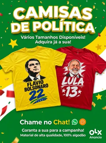 Camisas Personalizada Lula, Flávio
