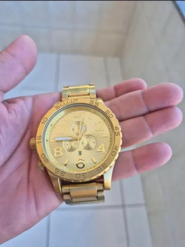 Relógio nixon Gold original