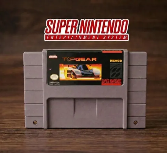Jogo Top gear super Nintendo snes repro.