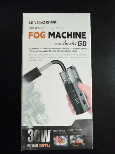 Máquina de Fumaça Portátil LENSGO Smoke GO 30W - NOVA (caixa fechada)