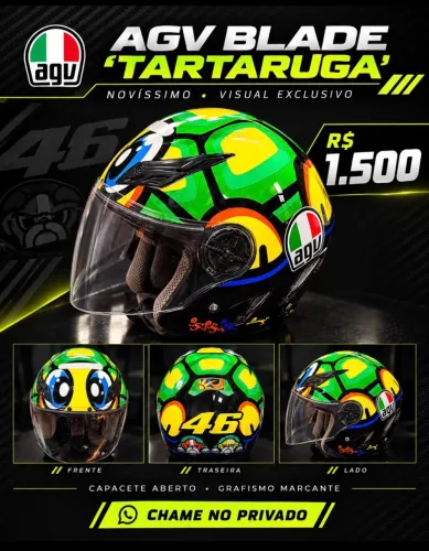 CAPACETE AGV TARTARUGA