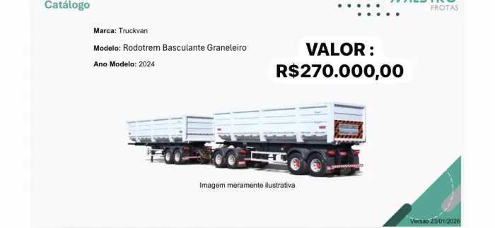 Rodotrem Basculante Graneleiro