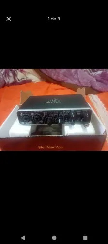 Equipamento para estúdio de gravação