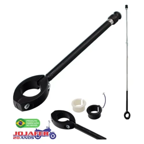 ANTENA CORTA PIPA P/ GUIDÃO 6 ESTÁGIOS JOJAFER