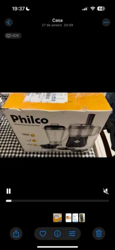 Multiprocessador Philco NUNCA USADO!