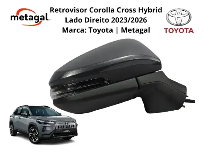 Retrovisor Toyota Corolla Cross Xre Xrx Gr - Sport Direito (Usado)