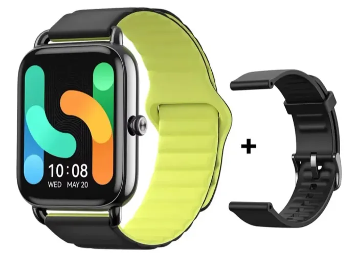 Relógio Smartwatch Haylou Rs4 Plus Tela 1.78 Pol. Preto Preto Imã Preto Preto