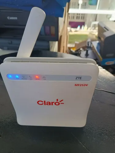 Vendo modem Roteador Zte Mf253m Lte Wireless Chip 4gmax, desbloqueado com fonte. LEIA.