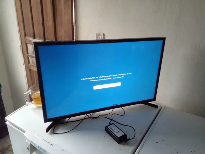 Tv samsung 32 smart com nota só tirar no big