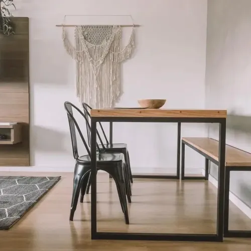 Mesas estilo industrial