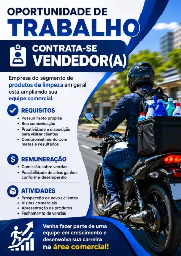 Emprego para vendas externas 