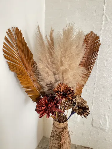 Arranjo decorativo de chão | flores desidratadas | lindíssimo 