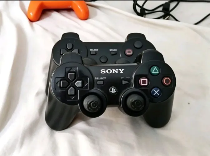 PlayStation 3 Slim Completo + 3 Controles + Jogos Originais - Funcionando 100%