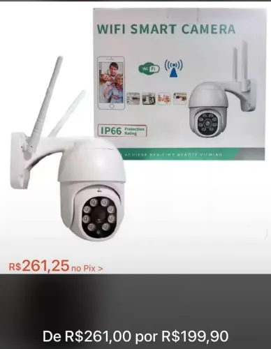 Vendo câmera de segurança para uso Interno e externo 
