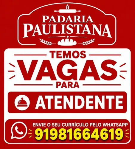 TEMOS VAGAS