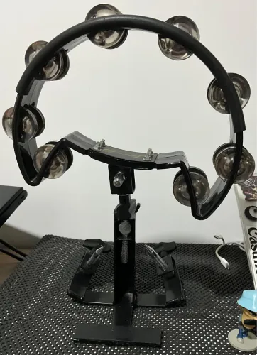 Kit Torelli Suporte para Pedal + Pandeirola Com Clamp 