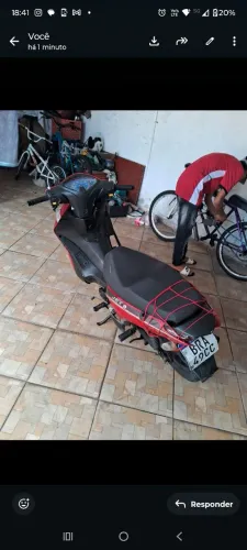 Shineray nova apenas com carenagem quebra novo pouco uso