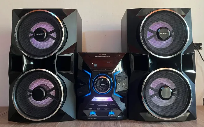 Mini System Mhc-Gpx77 1500 Rms Bluetooth USB Leia Descrição Aiwa Philips