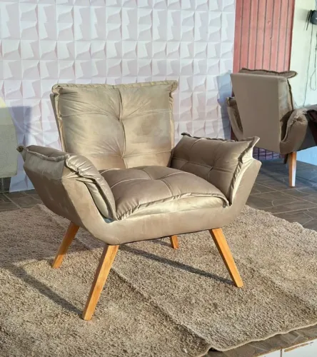 POLTRONAS OPALA BEGE 10 PRONTA ENTREGA
