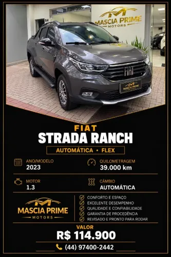 Fiat Strada Ranch 1.3 Flex 8V CD Aut. 2023