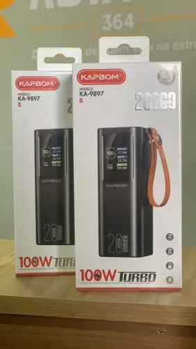 VENDE-SE FONTE DE ALIMENTAÇÃO MOVEL COM CABO INCORPORADO 100W TURBO